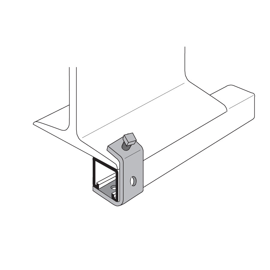 Flexstrut FS-5714 Channel-To-Flange Beam Clamp Drawing