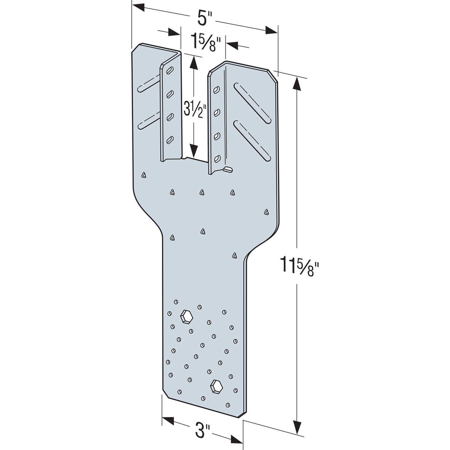 H10S Hurricane Tie Illustration