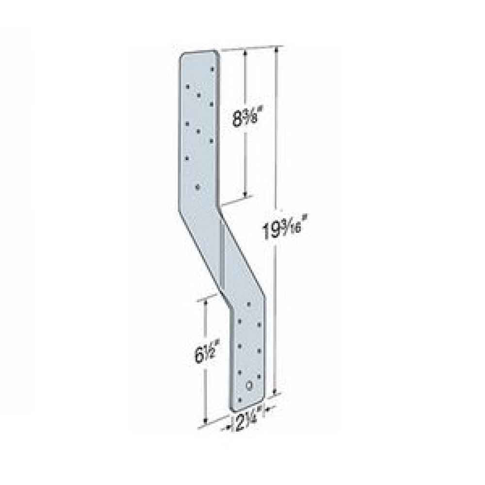 Simpson H6Z Hurricane Tie - Zmax Finish, Pkg 2 – Fasteners Plus