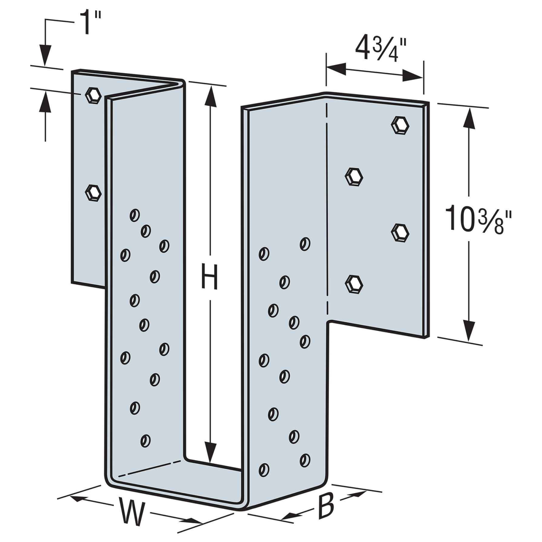 Simpson LGUM Masonry Girder Hangers At Fasteners Plus