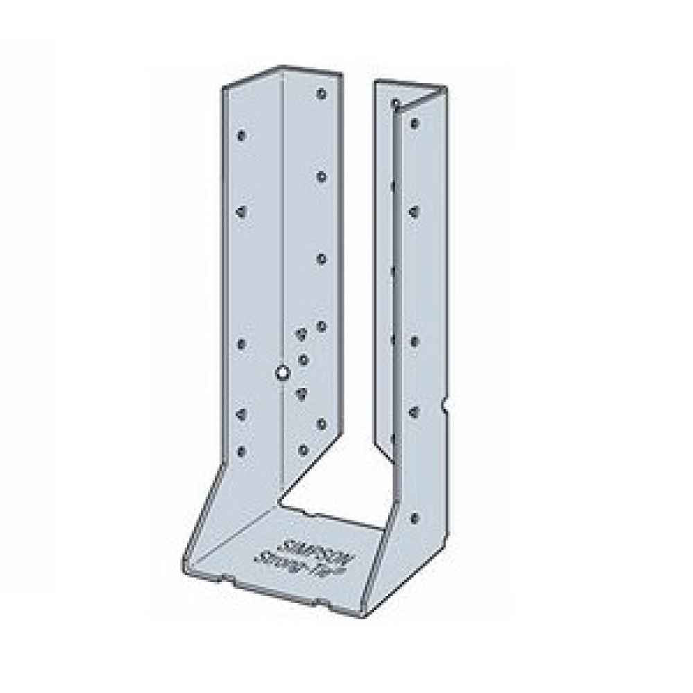 Simpson huc262Z 2x6 Concealed Double Face Mount Hanger Zmax Finish image 1 of 3 image 2 of 3