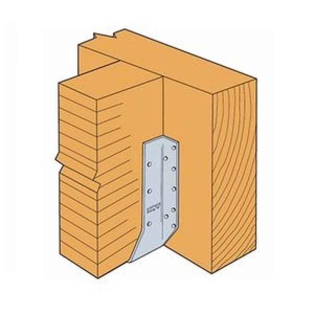 Simpson huc262Z 2x6 Concealed Double Face Mount Hanger Zmax Finish image 1 of 3 image 2 of 3 image 3 of 3