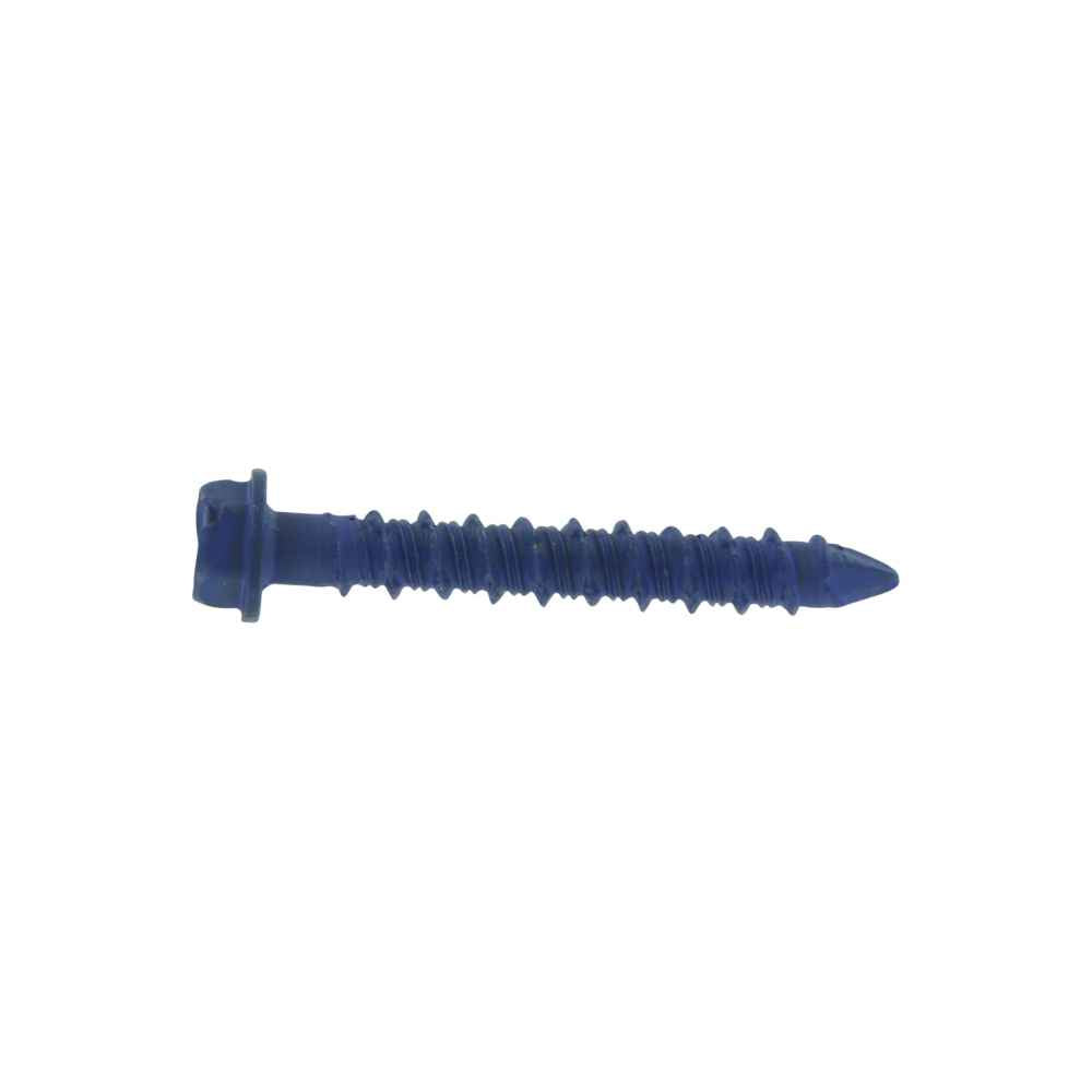 316 inch x 134 inch Tapcon Blue Concrete Screw Hex Head Pkg 100