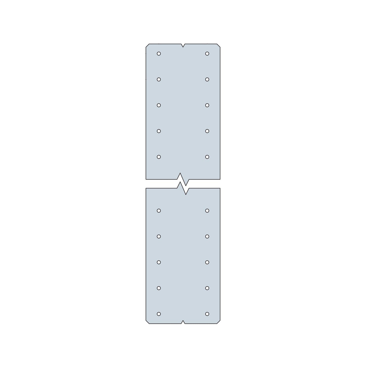 Simpson MDSS96 95-1/2" 14 Guage Strap Tie - G90 Galvanized