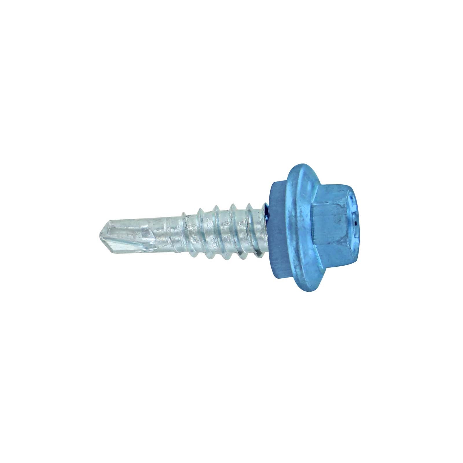 #14 X 78 inch Maxx Steelbinder Metal Roofing Stitch Screw Blue Pkg 250