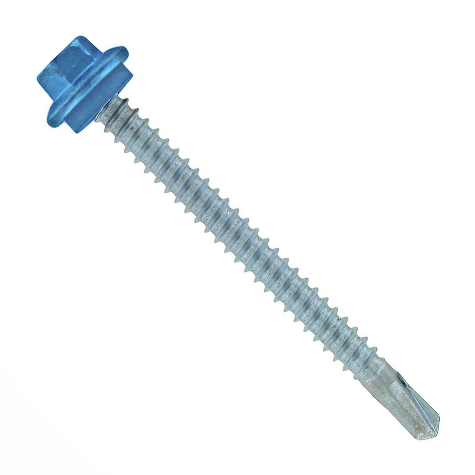 #12 x 212 inch Maxx Steelbinder Metal Roofing Screw Blue Pkg 250