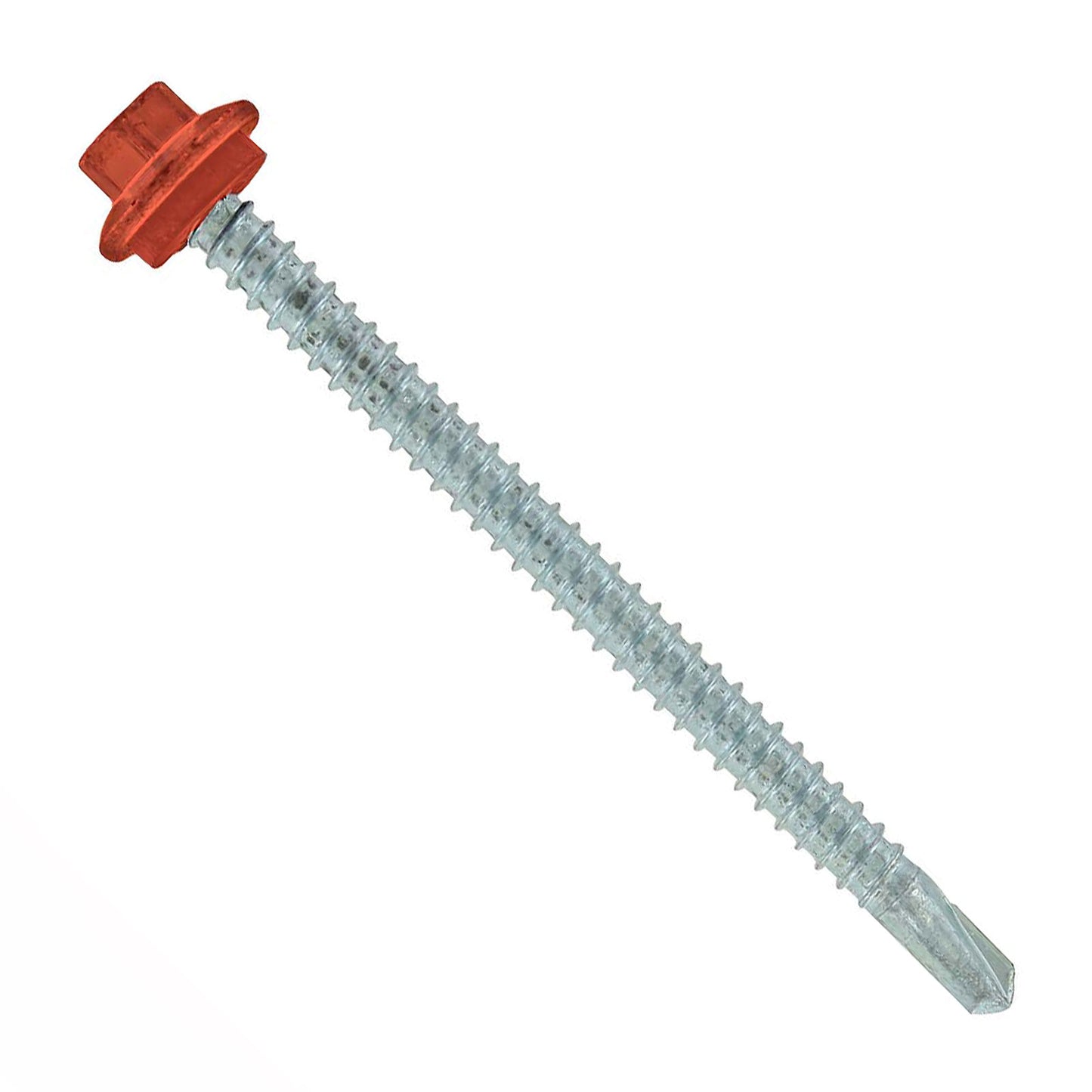 #12 x 3 inch Maxx Steelbinder Metal Roofing Screw Copper Pkg 250