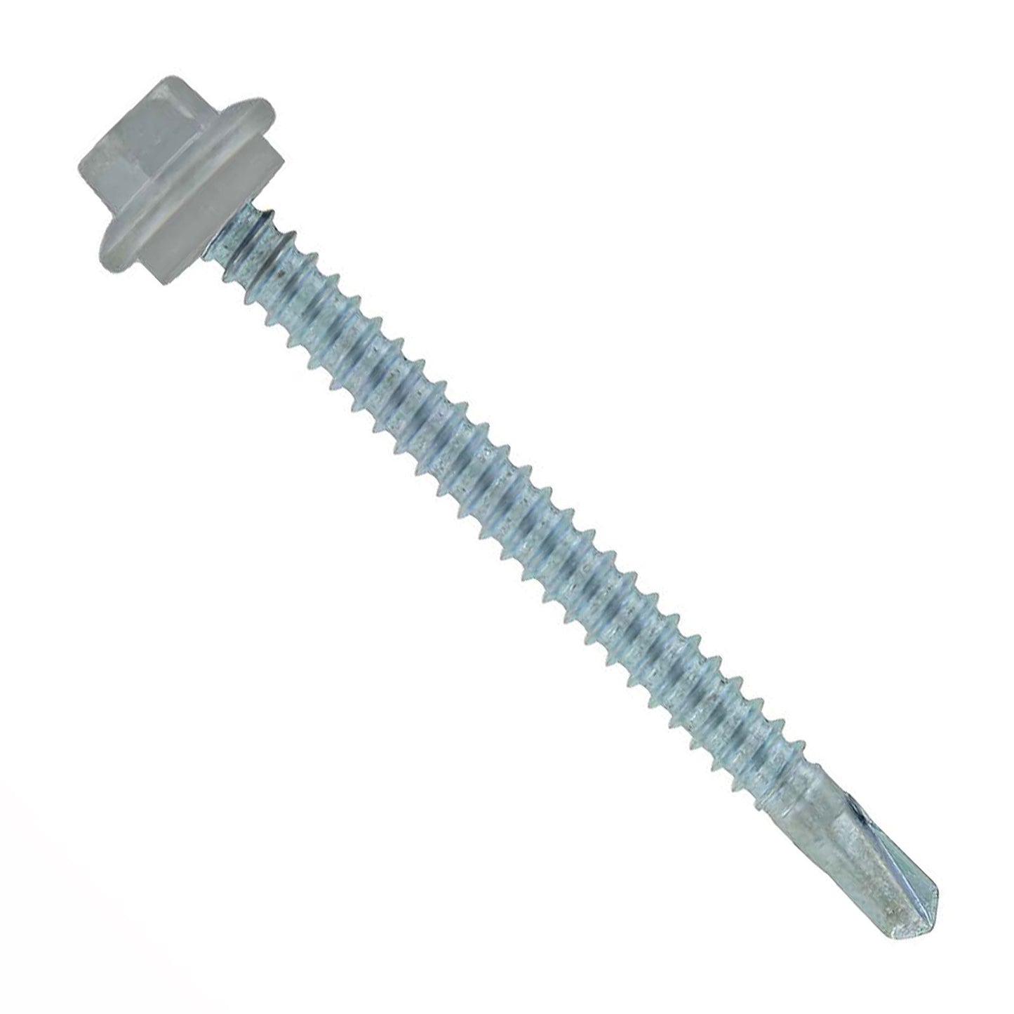 #12 x 212 inch Maxx Steelbinder Metal Roofing Screw Light Gray Pkg 250