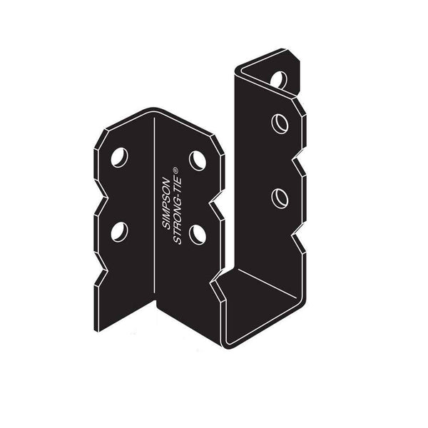 Simpson OU46 4x6 Ornamental Joist Hanger - Black Powder Coated – Fasteners  Plus