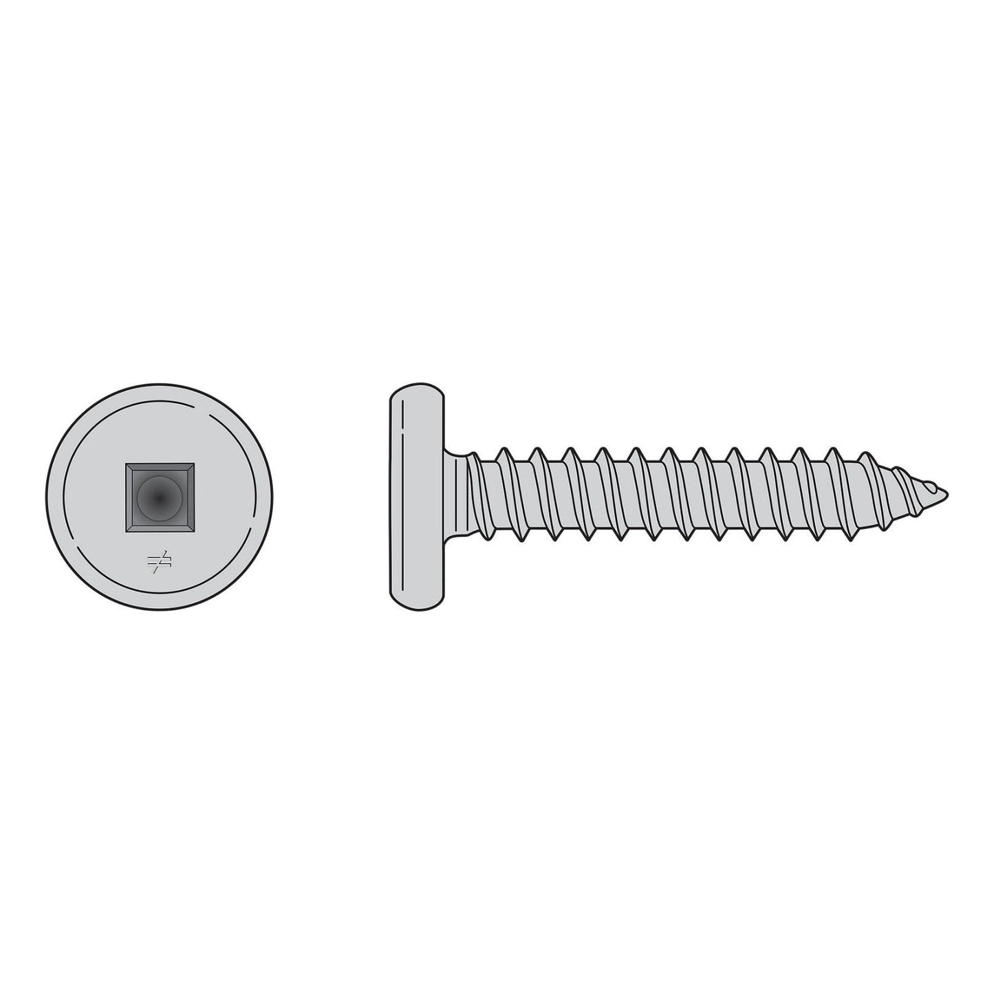 Pancake-Head Screw