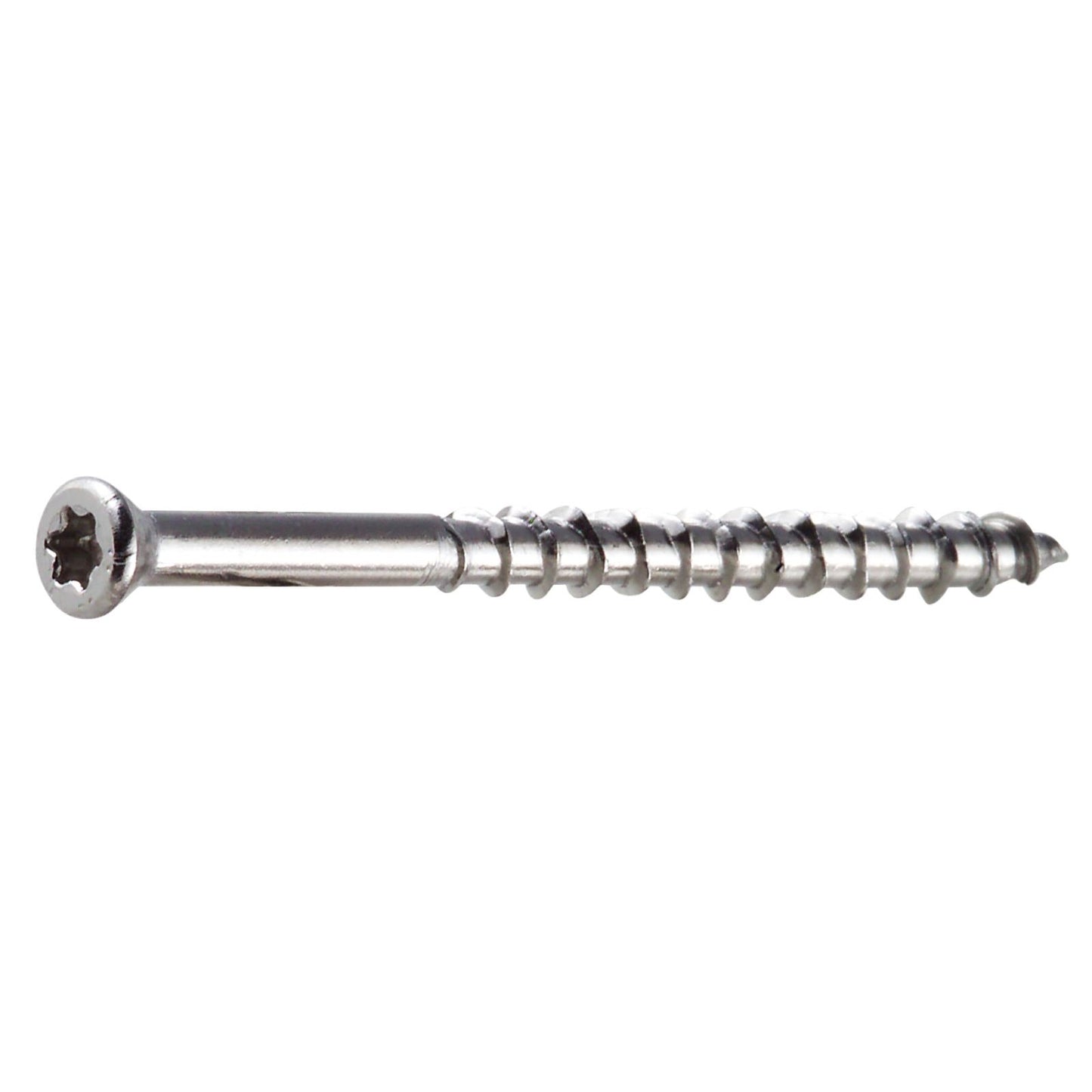 #7 x 214 inch T15 DWP Trim Head Wood Screw 305 Stainless Steel Pkg 1750