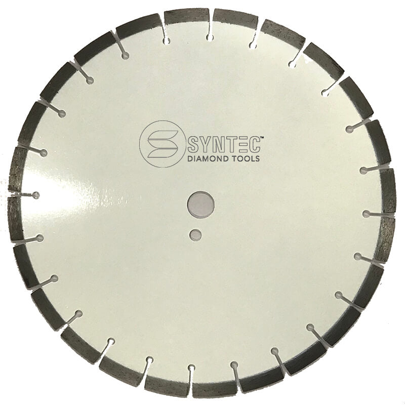 Syntec Cured Concrete Segmented Diamond Blade - White