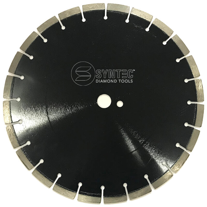 Syntec Green Concrete/Asphalt Segmented Diamond Blade - Black