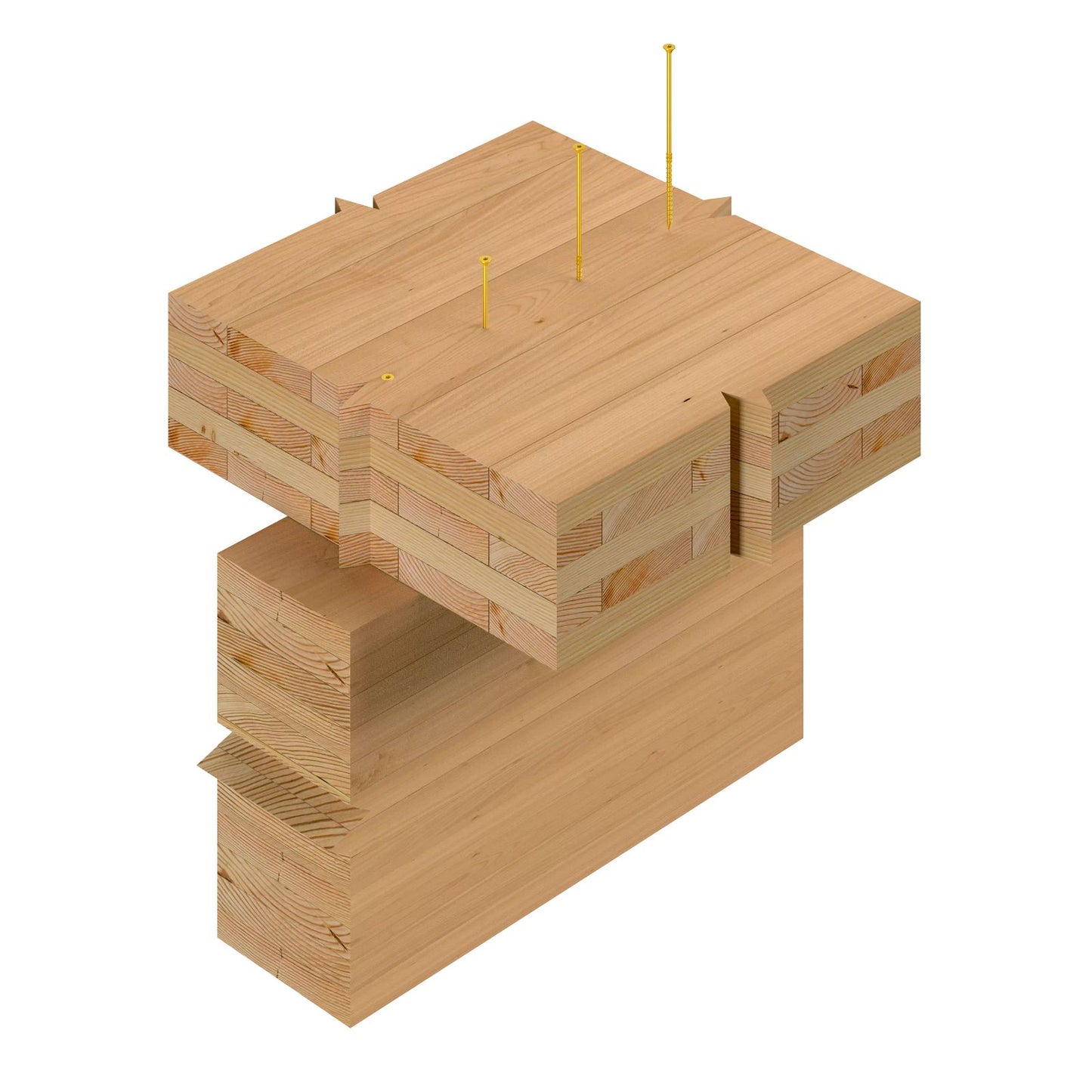 0.315" x 5-1/2" Strong-Drive SDCP Timber-CP Screw - Yellow Zinc, Pkg 50