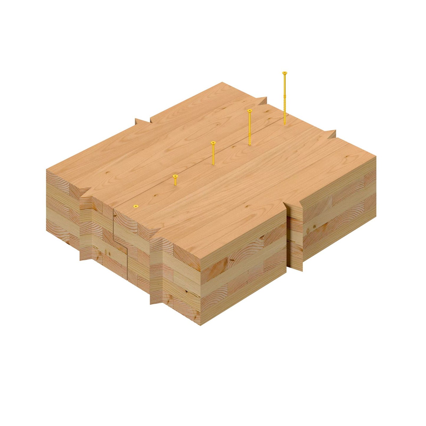 0.315" x 6-1/4" Strong-Drive SDCP Timber-CP Screw - Yellow Zinc, Pkg 50