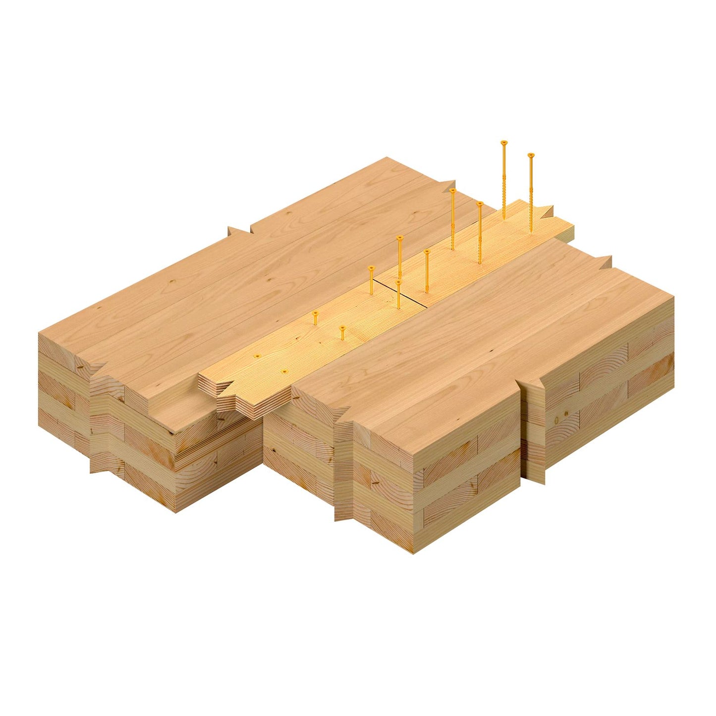 0.315" x 11" Strong-Drive SDCP Timber-CP Screw - Yellow Zinc, Pkg 50