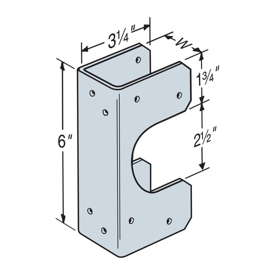 Simpson Ss1.5 2x Stud Shoe - Galvanized – Fasteners Plus