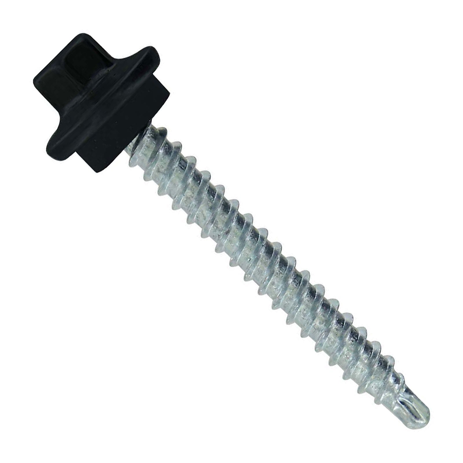 #9 x 112 inch STXL Woodbinder Metal Roofing Screw Black Pkg 250