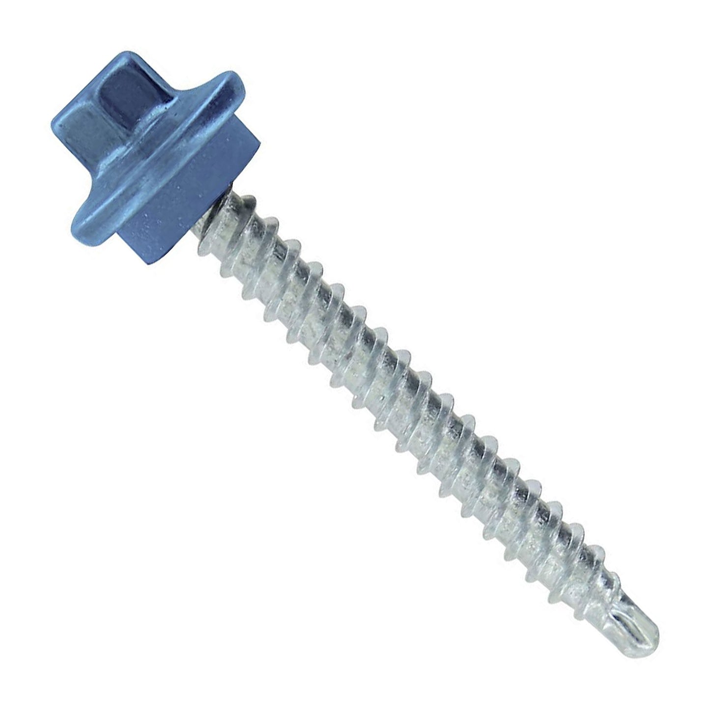 #9 x 112 inch STXL Woodbinder Metal Roofing Screw Blue Pkg 250