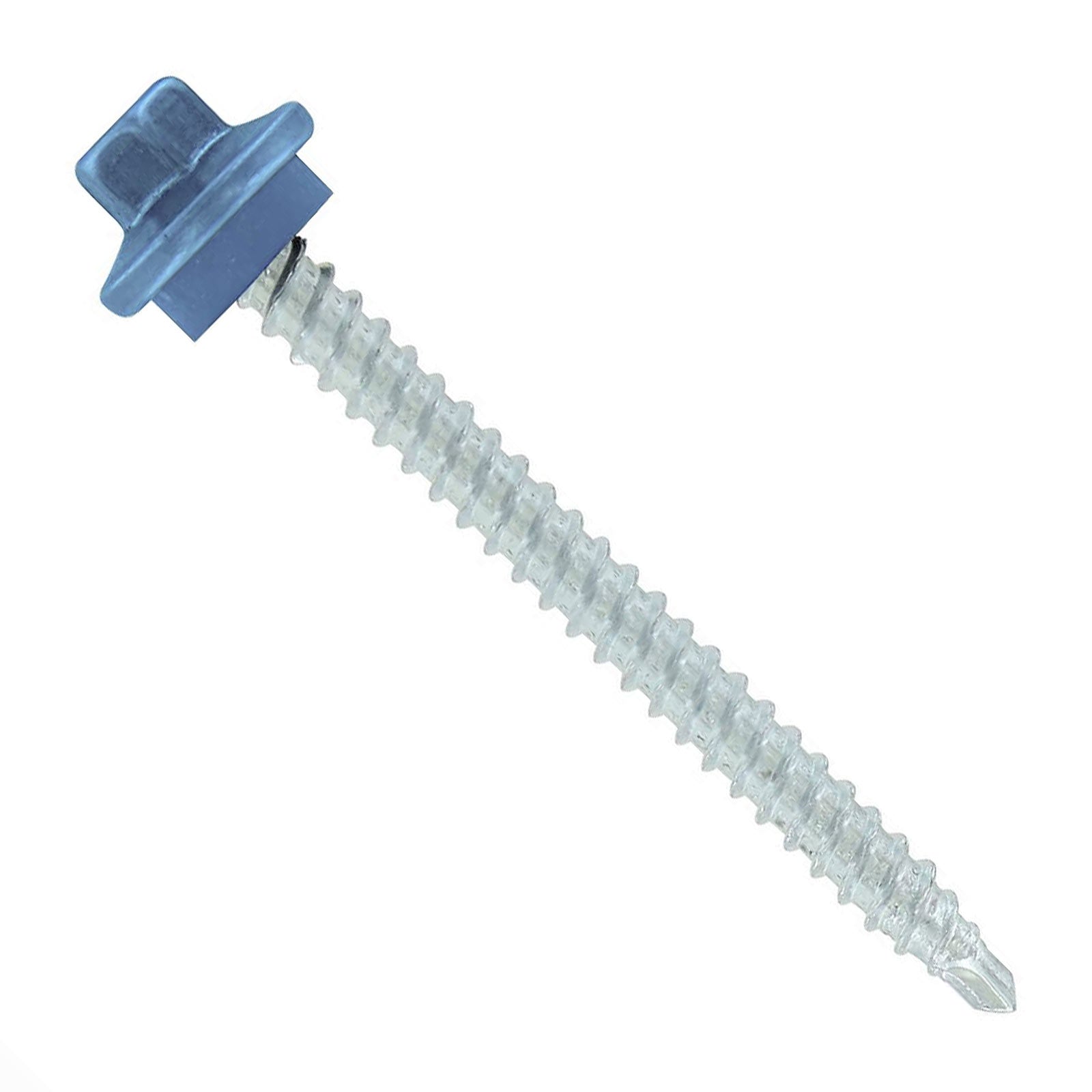 #9 x 2 inch STXL Woodbinder Metal Roofing Screw Blue Pkg 250