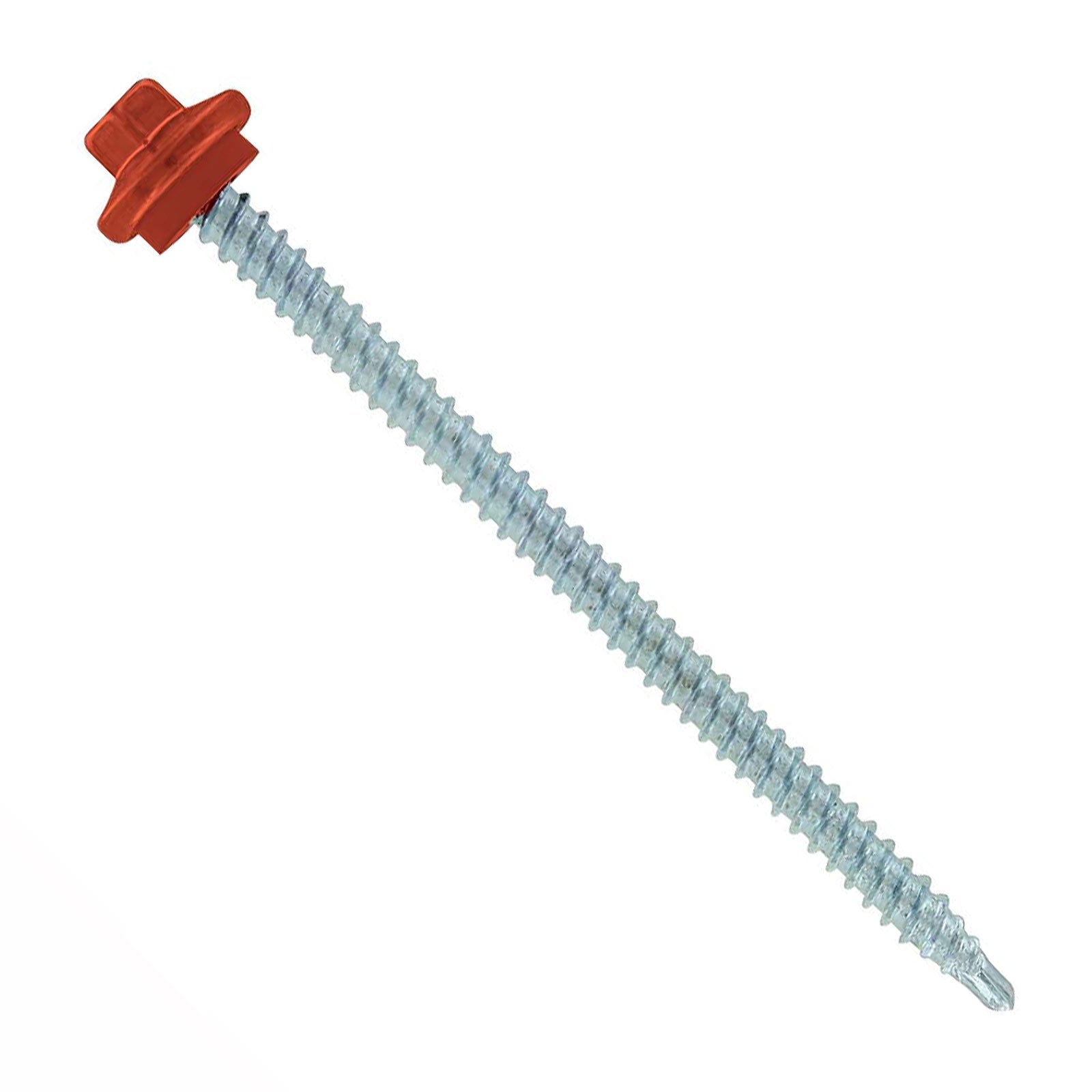 #9 x 3 inch STXL Woodbinder Metal Roofing Screw Copper Pkg 250