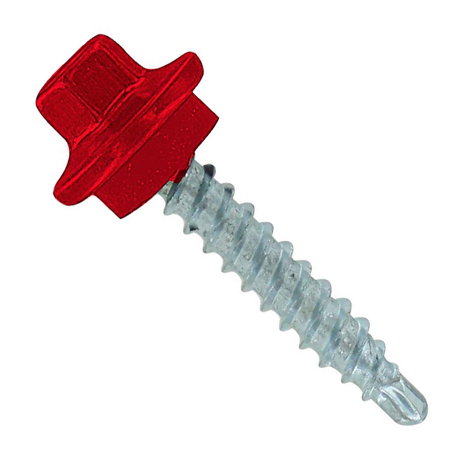 #9 x 1 inch STXL Woodbinder Metal Roofing Screw Crimson Pkg 250