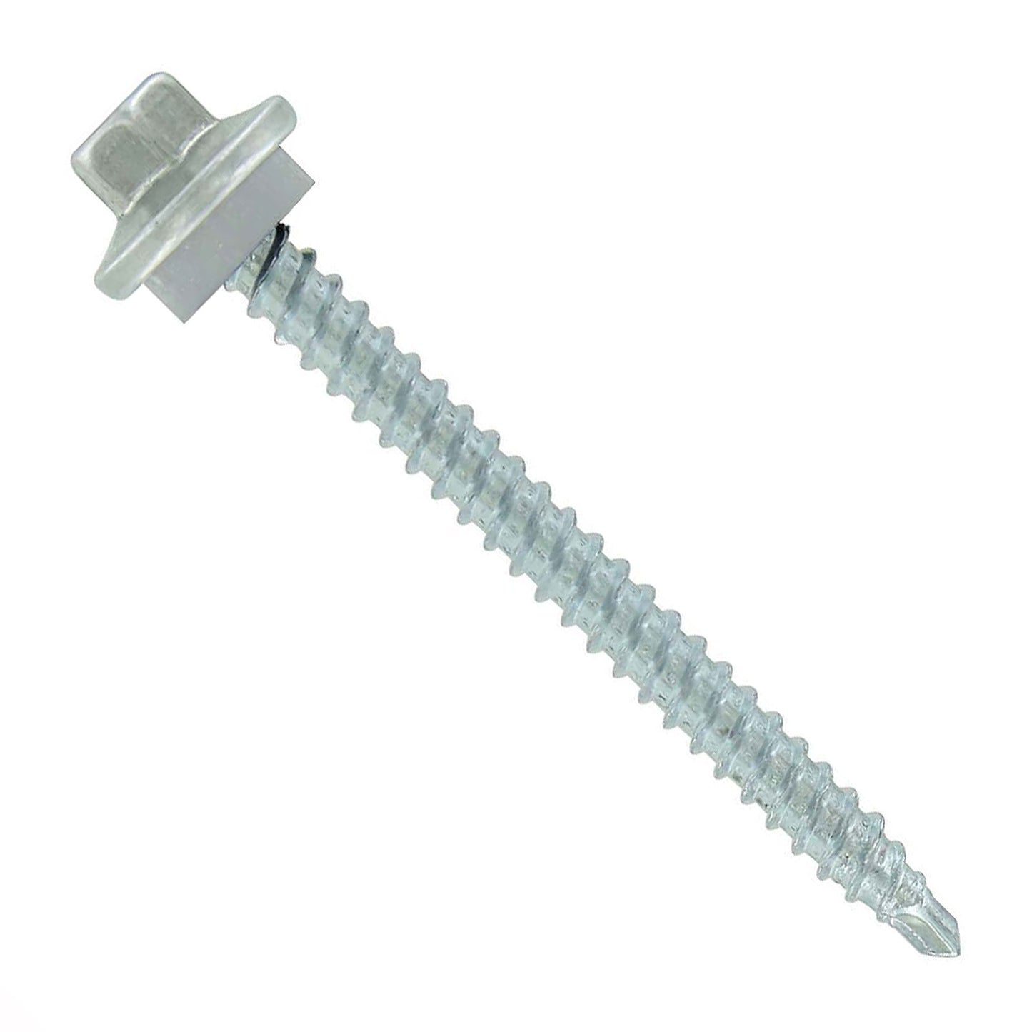 #9 x 2 inch STXL Woodbinder Metal Roofing Screw Light Gray Pkg 250