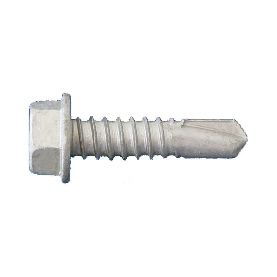 #14 x 3 inch SelfDrilling Metal Screw Hex Head 410 Stainless wDaggerGuard Coating Pkg 1000