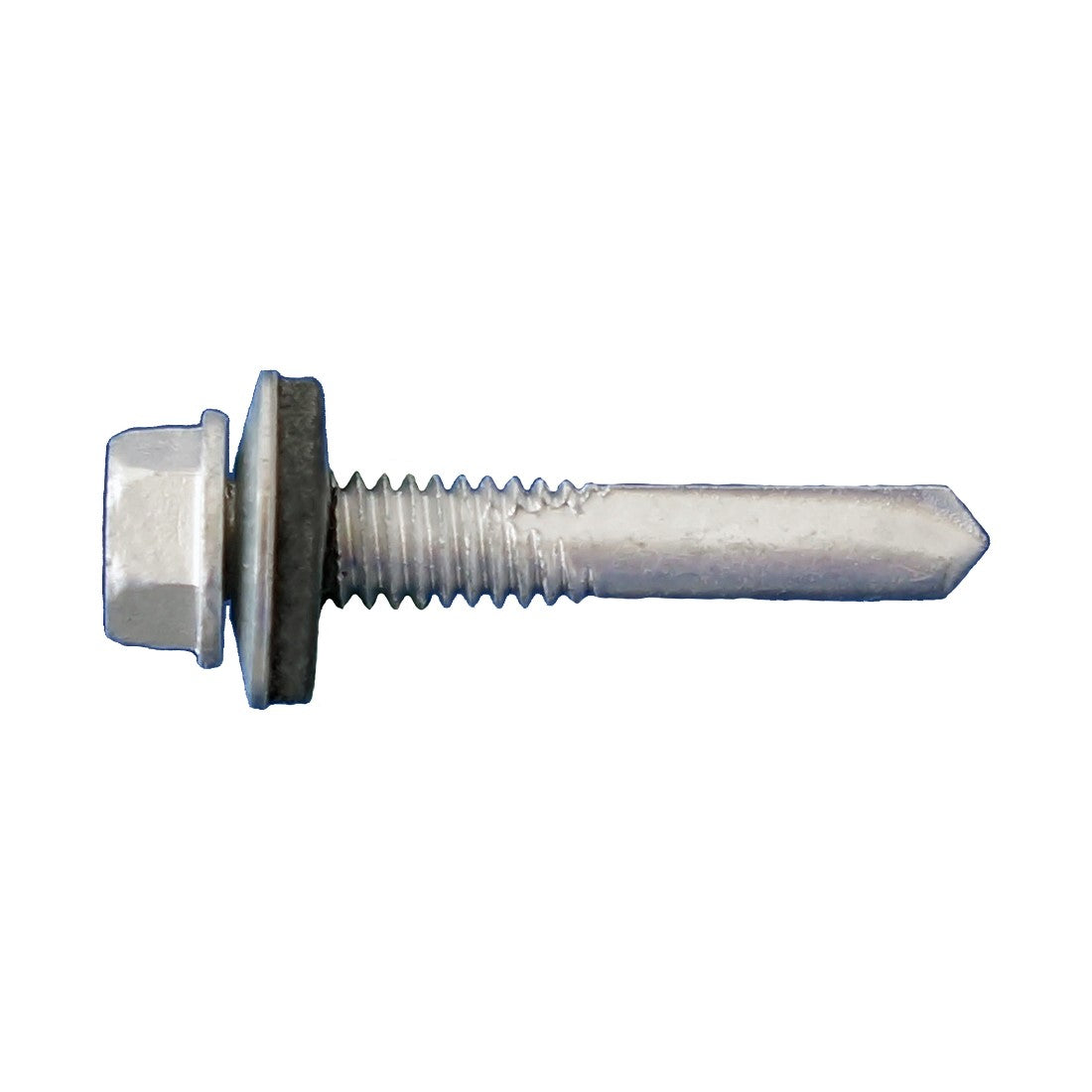 #1224 x 114 inch SelfDrilling #5 Point Metal Screw Hex Head wWasher DaggerGuard Coating Pkg 2000