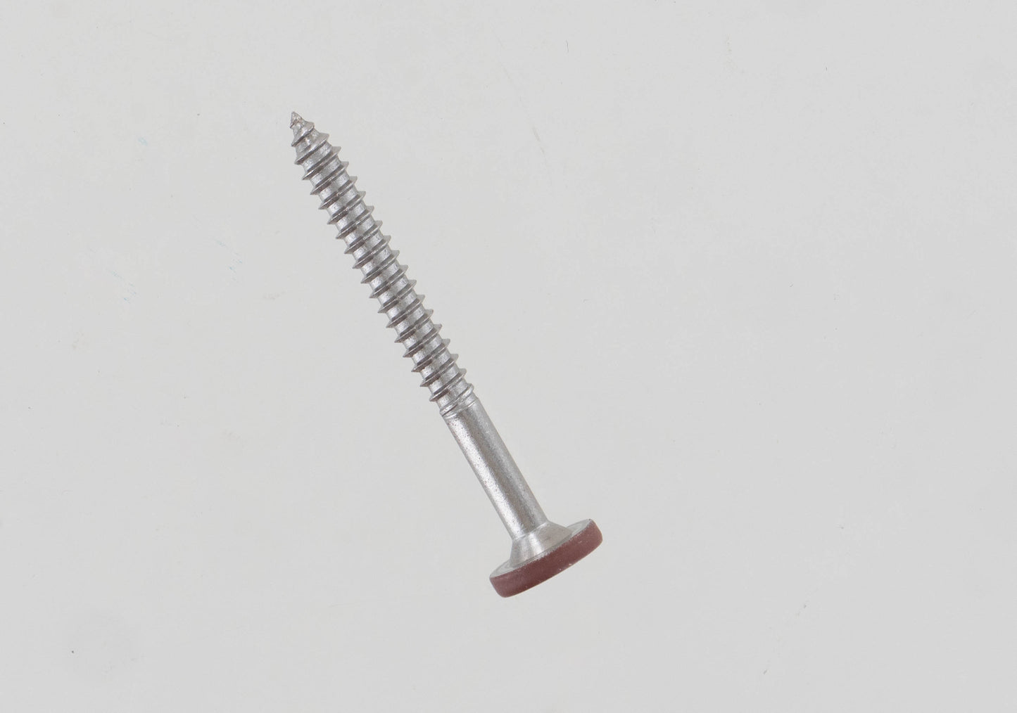 #8 x 1-3/4" Composite Fascia Screws, 316 Stainless Steel - Redwood, Pkg 75