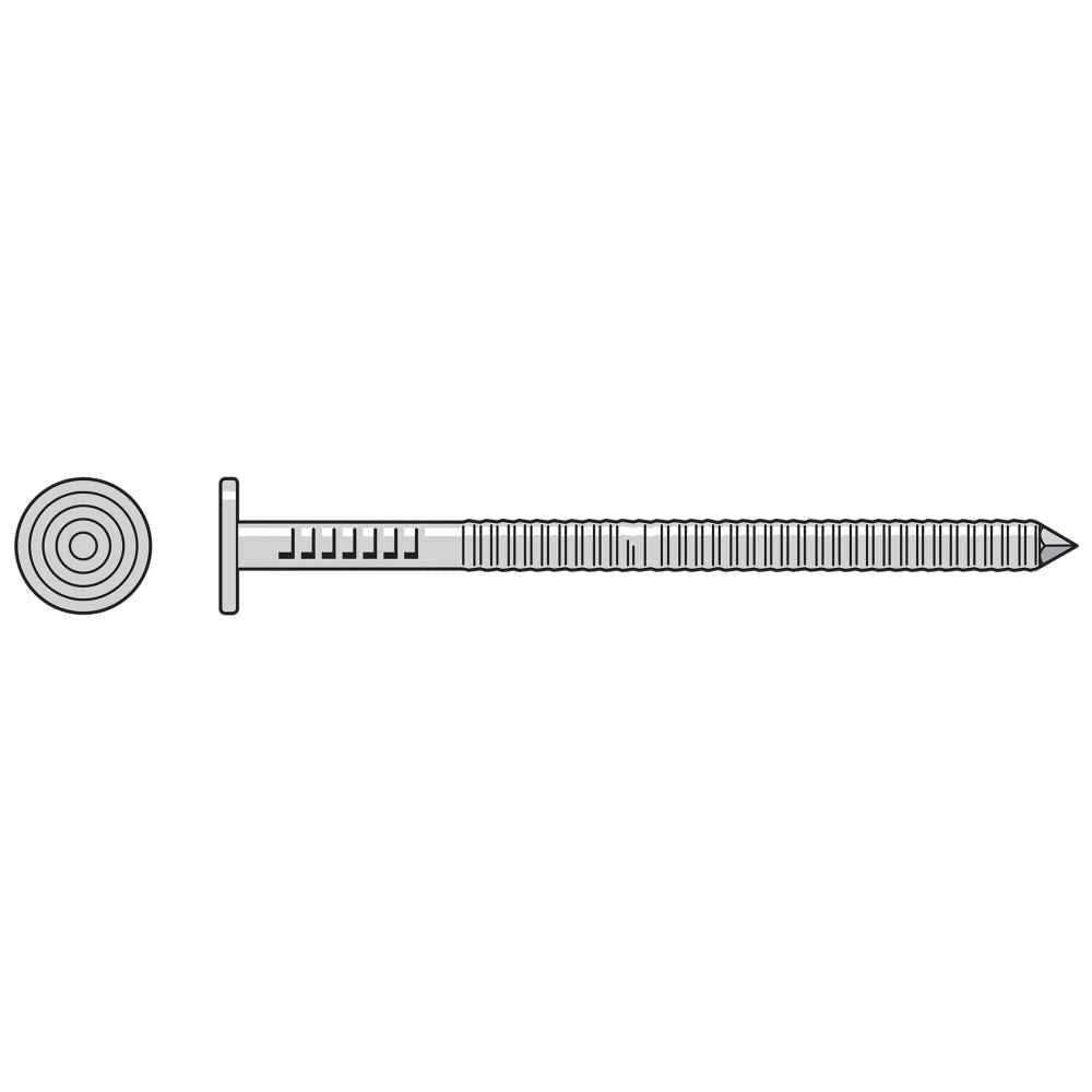 3 inch x 12 Gauge Premium Siding Nails 316 Stainless Steel 5 lb Pkg