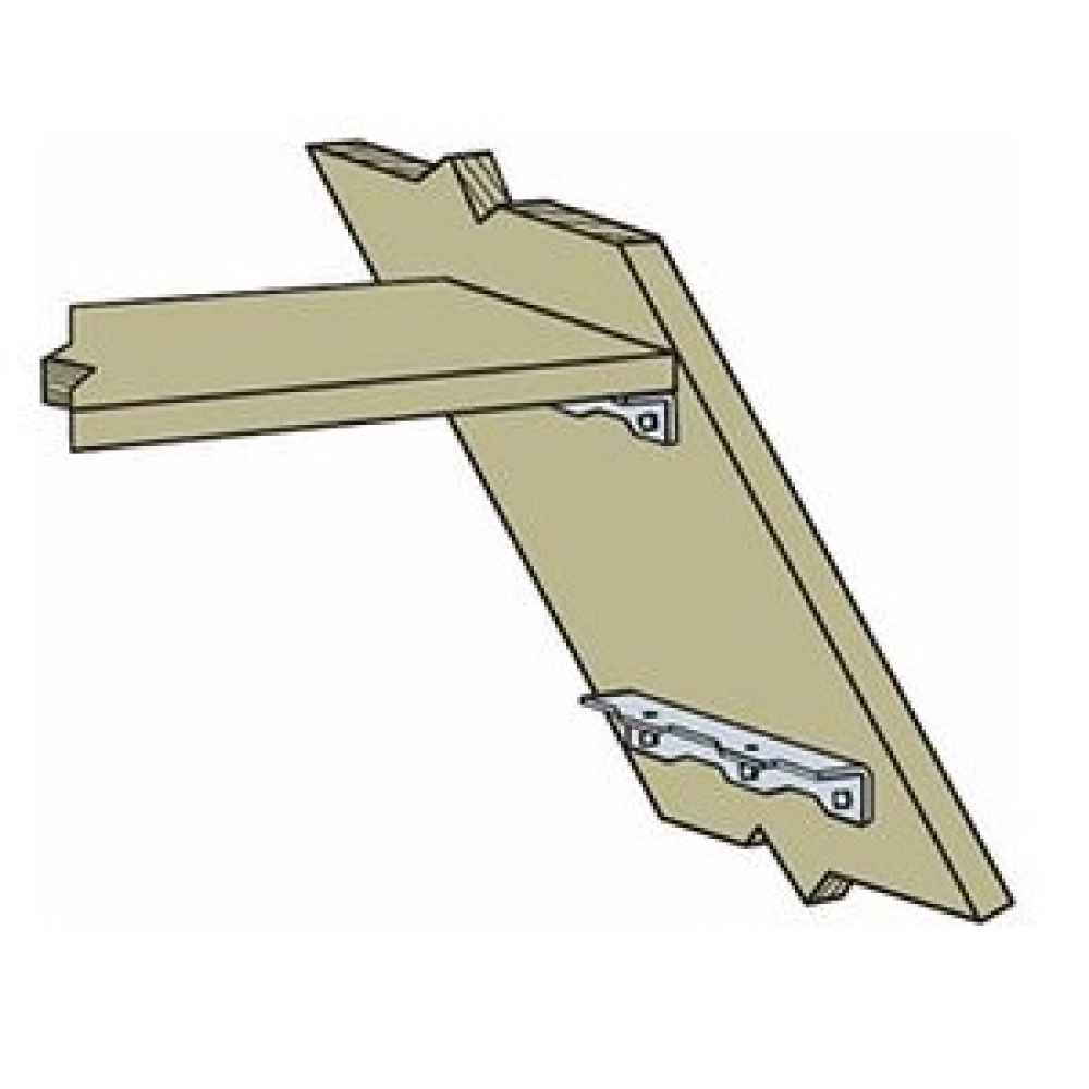 Simpson TA9Z-R Staircase Angle - Zmax Finish – Fasteners Plus