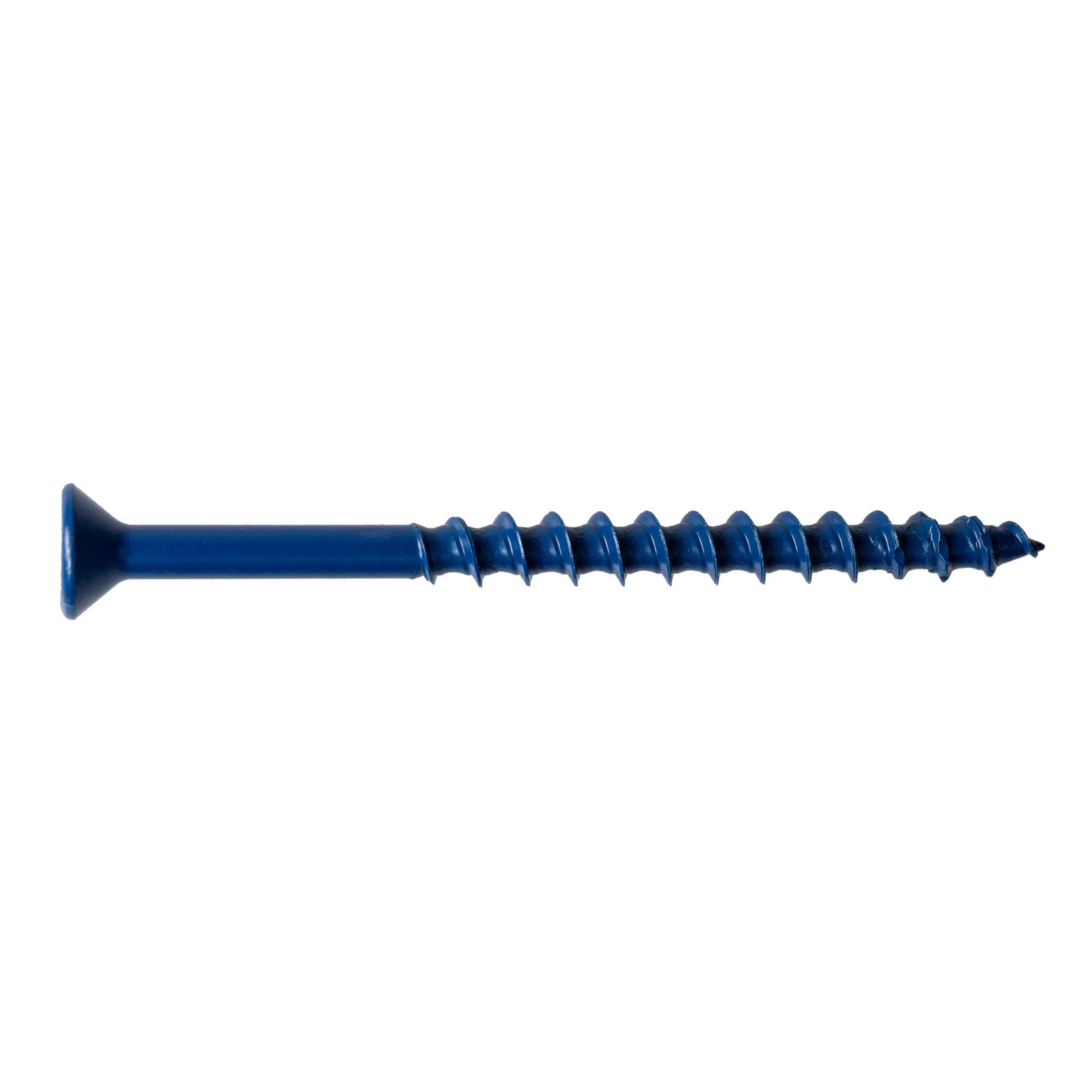 3/16" x 2-3/4" Strong-Tie Flat Head Titen Turbo Screw Anchor, Blue Zinc, Pkg 25