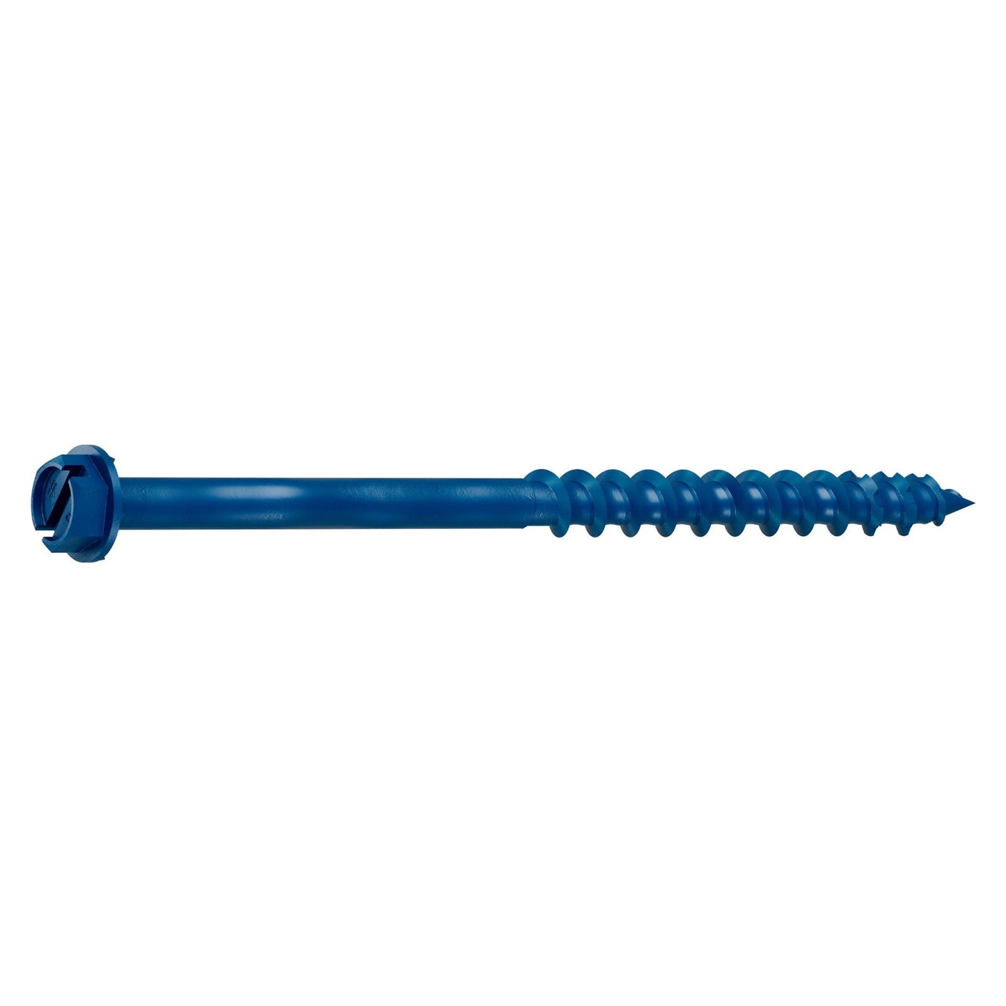 3/16" x 3-1/4" Strong-Tie Hex Head Titen Turbo Screw Anchor, Blue Zinc, Pkg 100