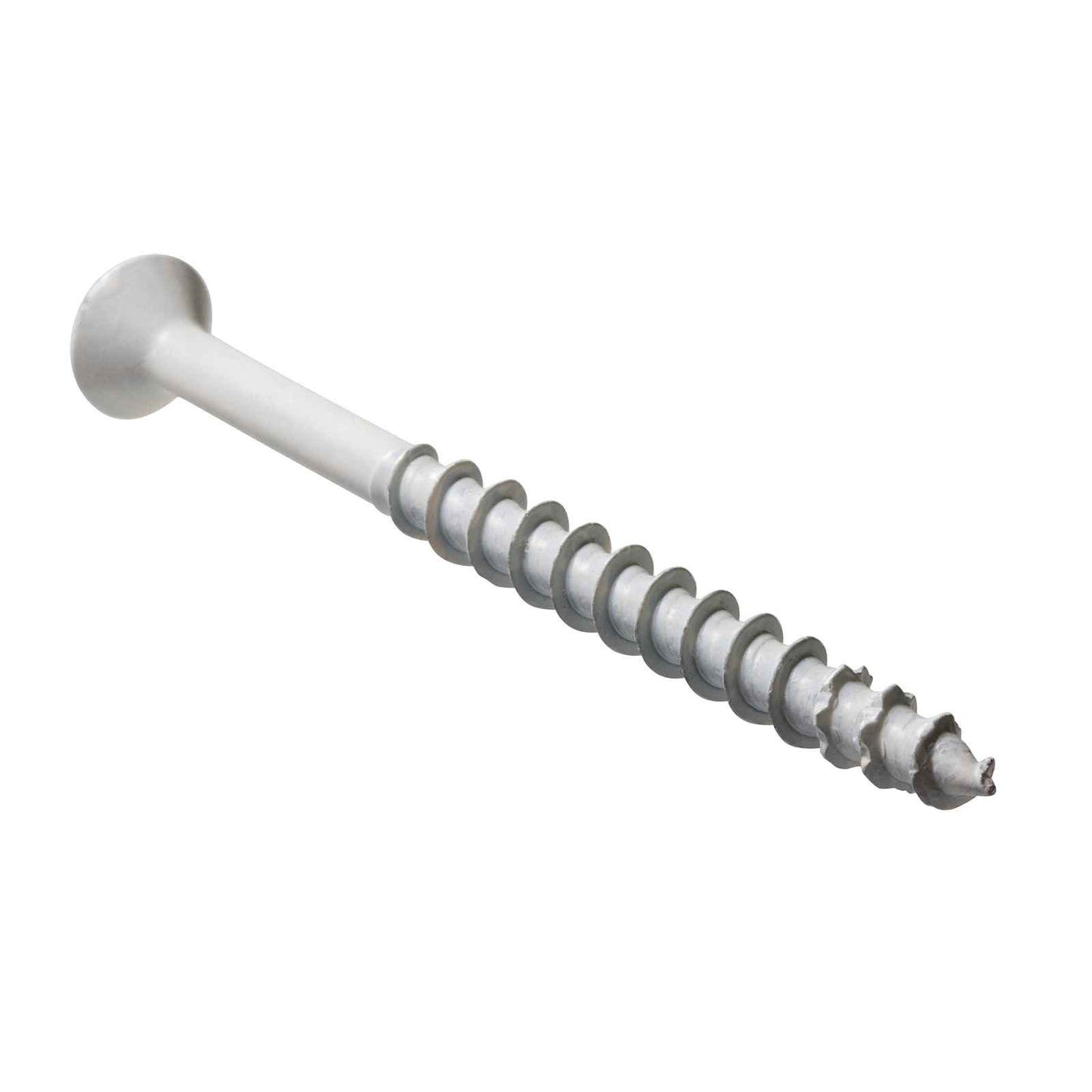 3/16" x 2-1/4" Strong-Tie Flat Head Titen Turbo Screw Anchor, White Zinc, Pkg 75