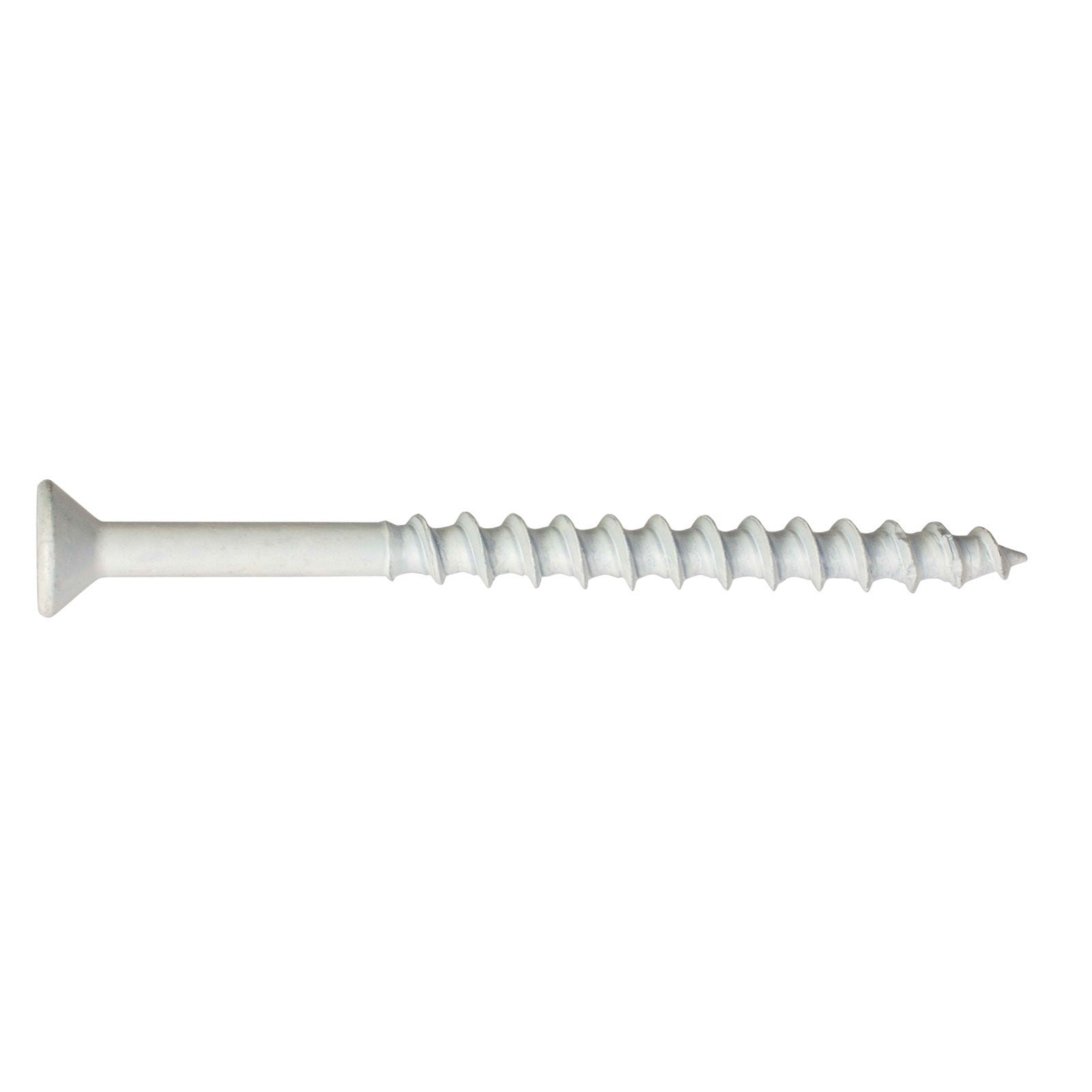 3/16" x 2-3/4" Strong-Tie Flat Head Titen Turbo Screw Anchor, Whtie Zinc, Pkg 100