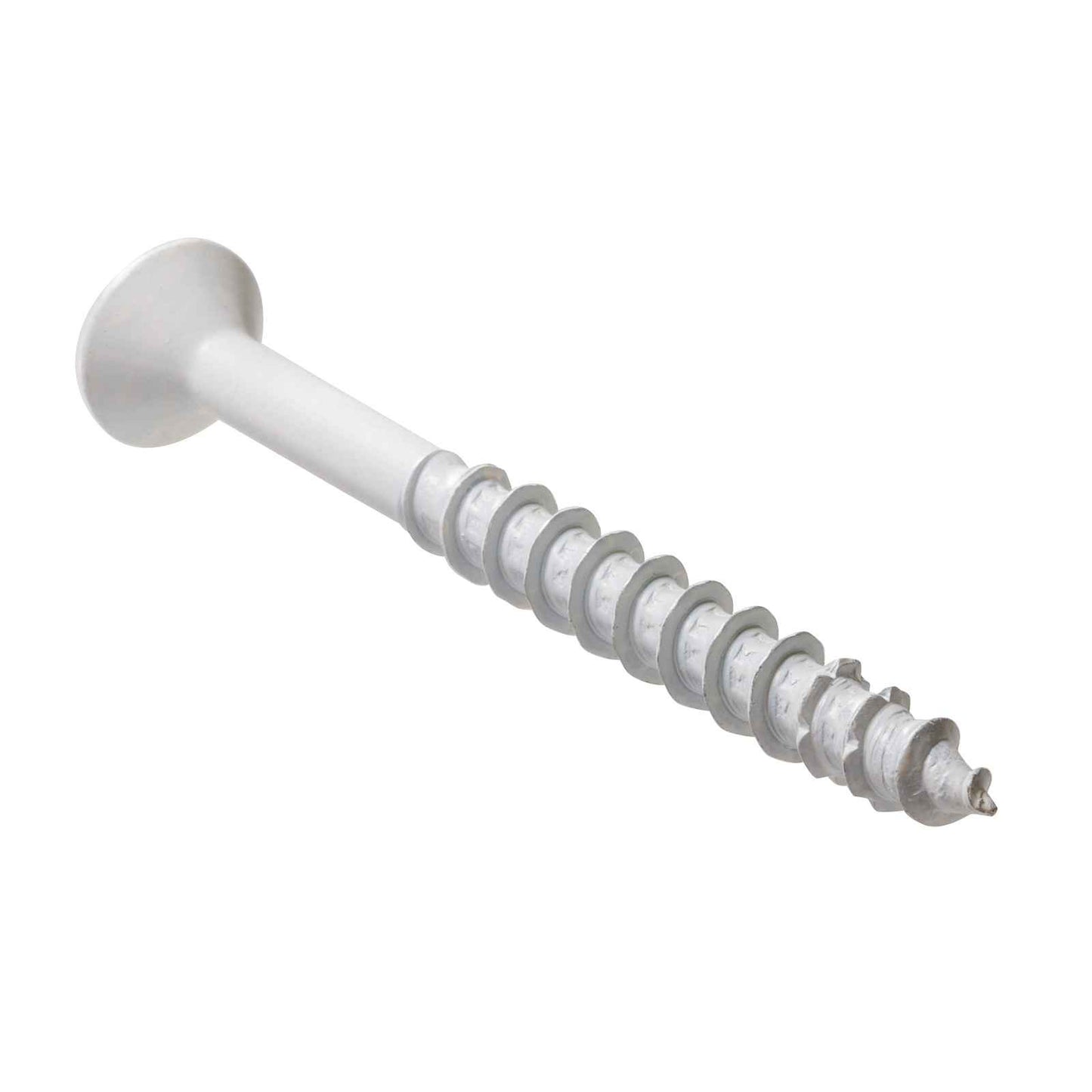 1/4" x 1-3/4" Strong-Tie Flat Head Titen Turbo Screw Anchor, White Zinc, Pkg 100