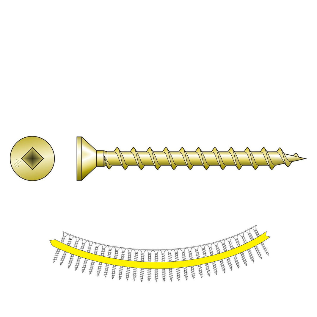 Simpson Strong-tie Quik Drive Wood Screws At Fasteners Plus