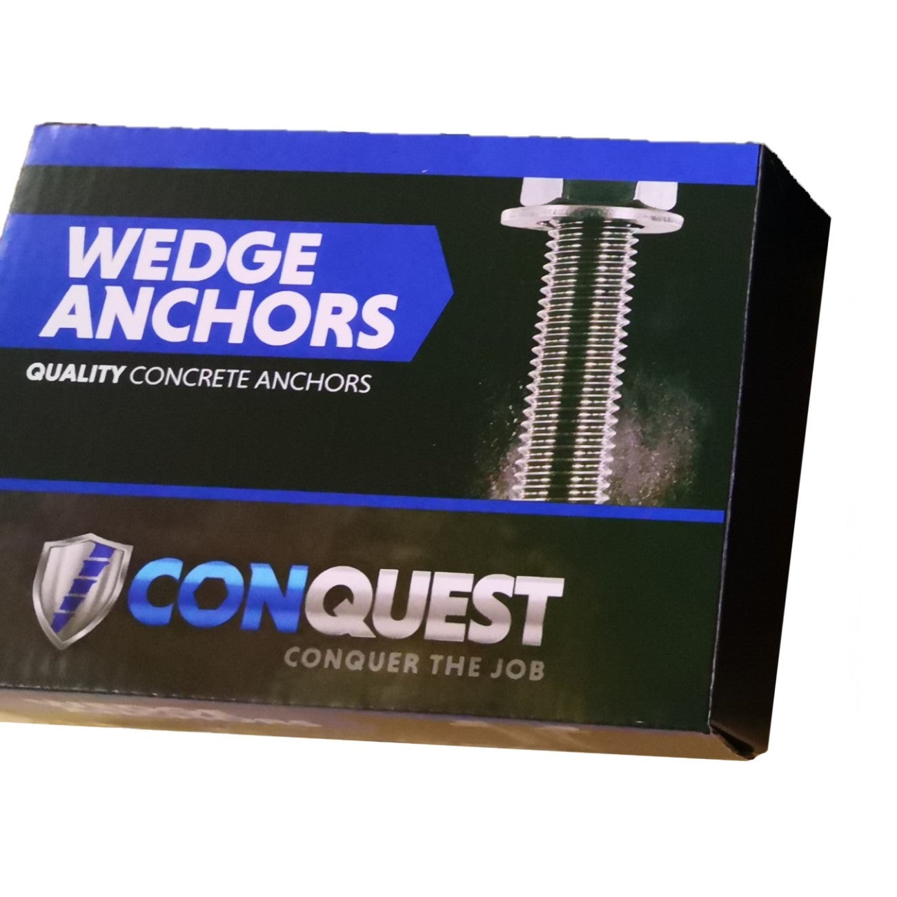 3/8" x 2-3/4" Conquest Wedge Anchors - Zinc, Pkg 50