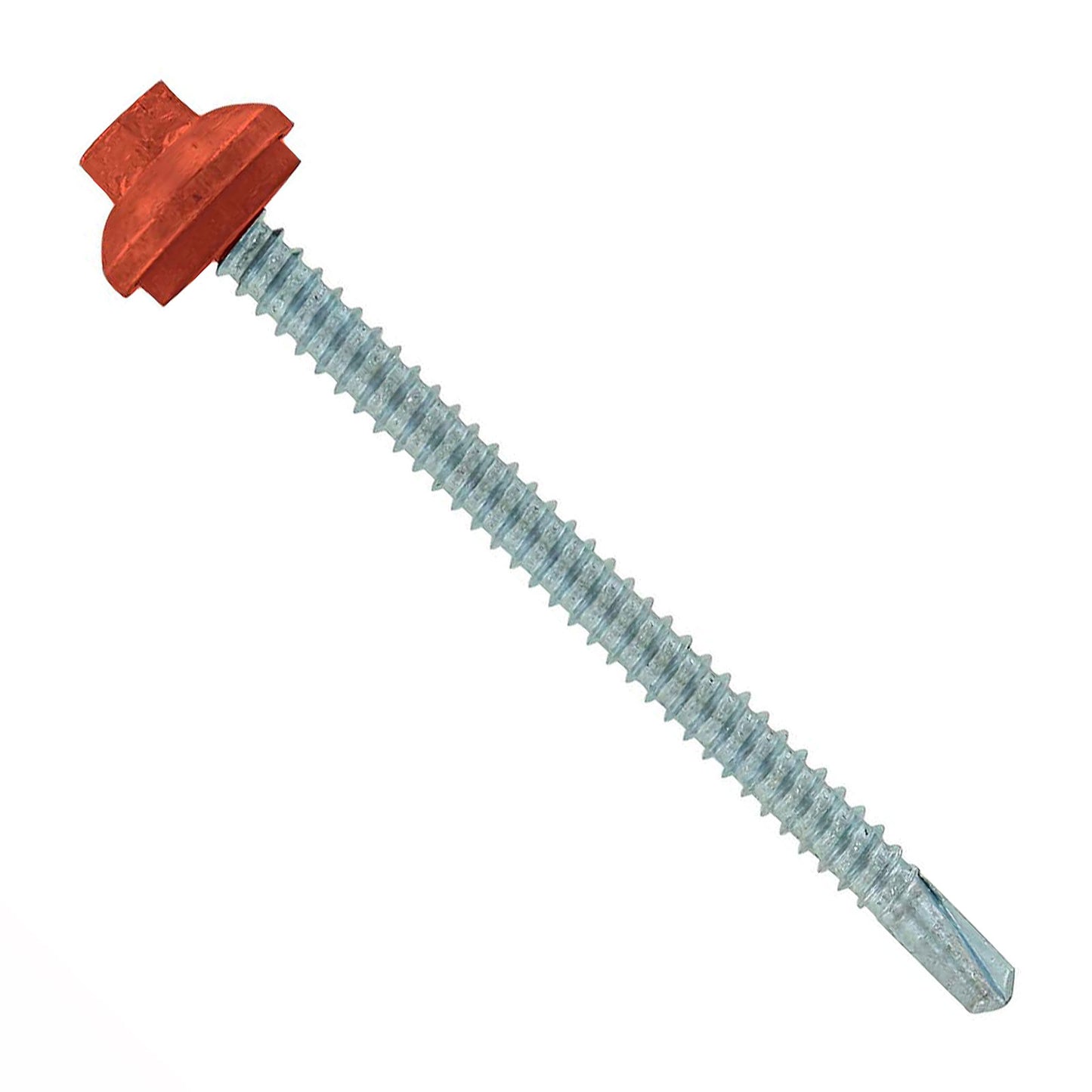 #12 x 3 inch ZXL Steelbinder Metal Roofing Screw Copper Pkg 250