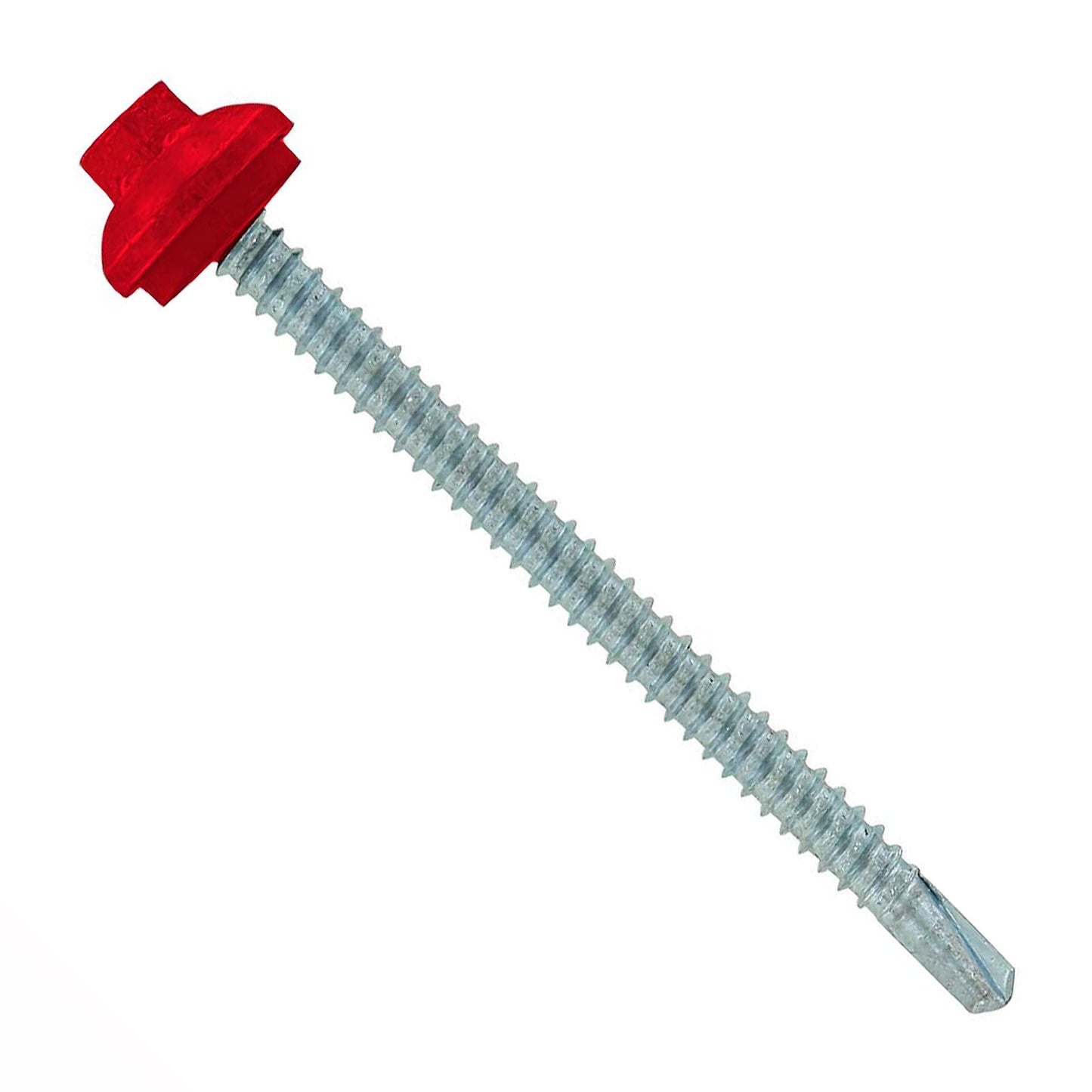 #12 x 3 inch ZXL Steelbinder Metal Roofing Screw Crimson Pkg 250