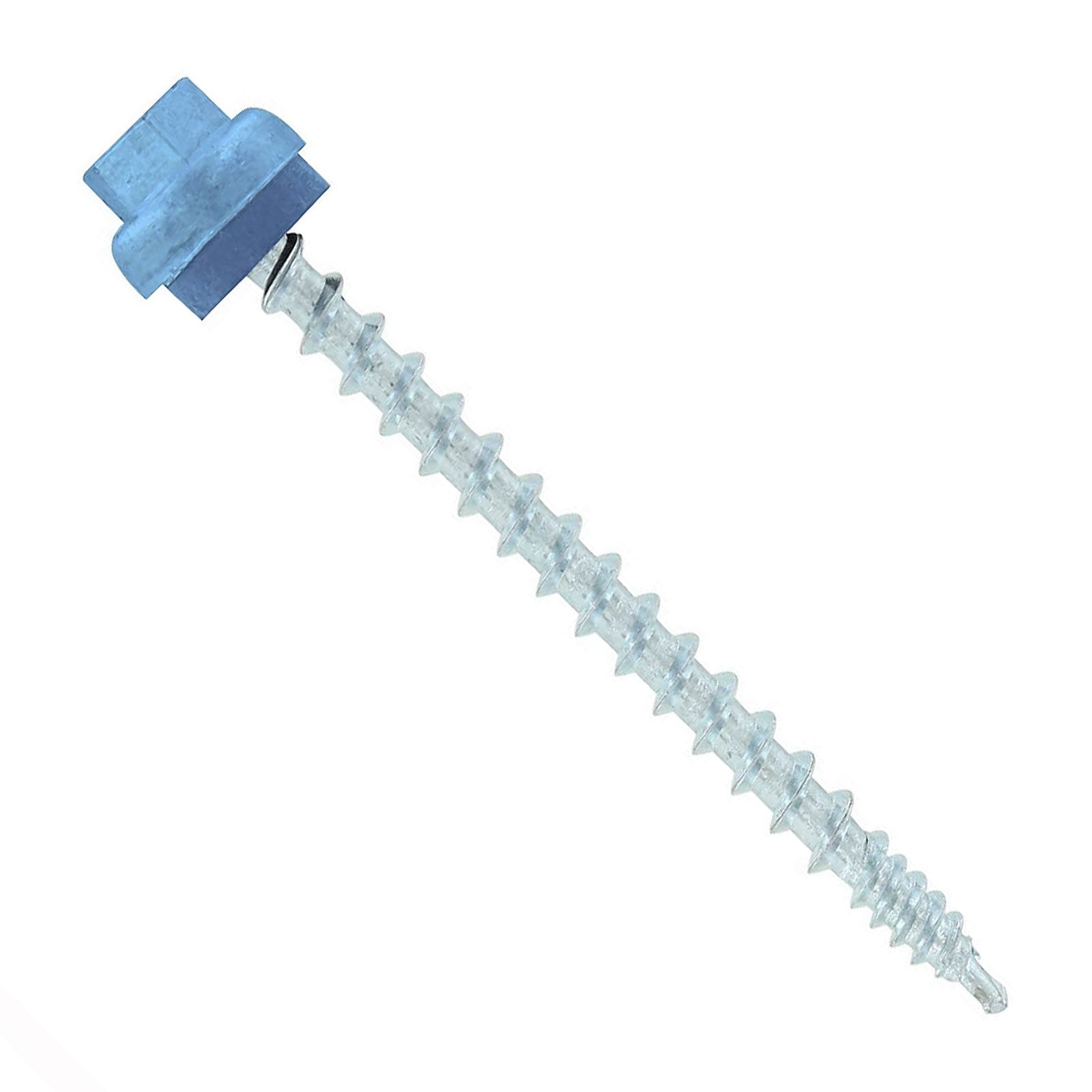 #10 x 212 inch ZXL Woodbinder Metal Roofing Screw Blue Pkg 250