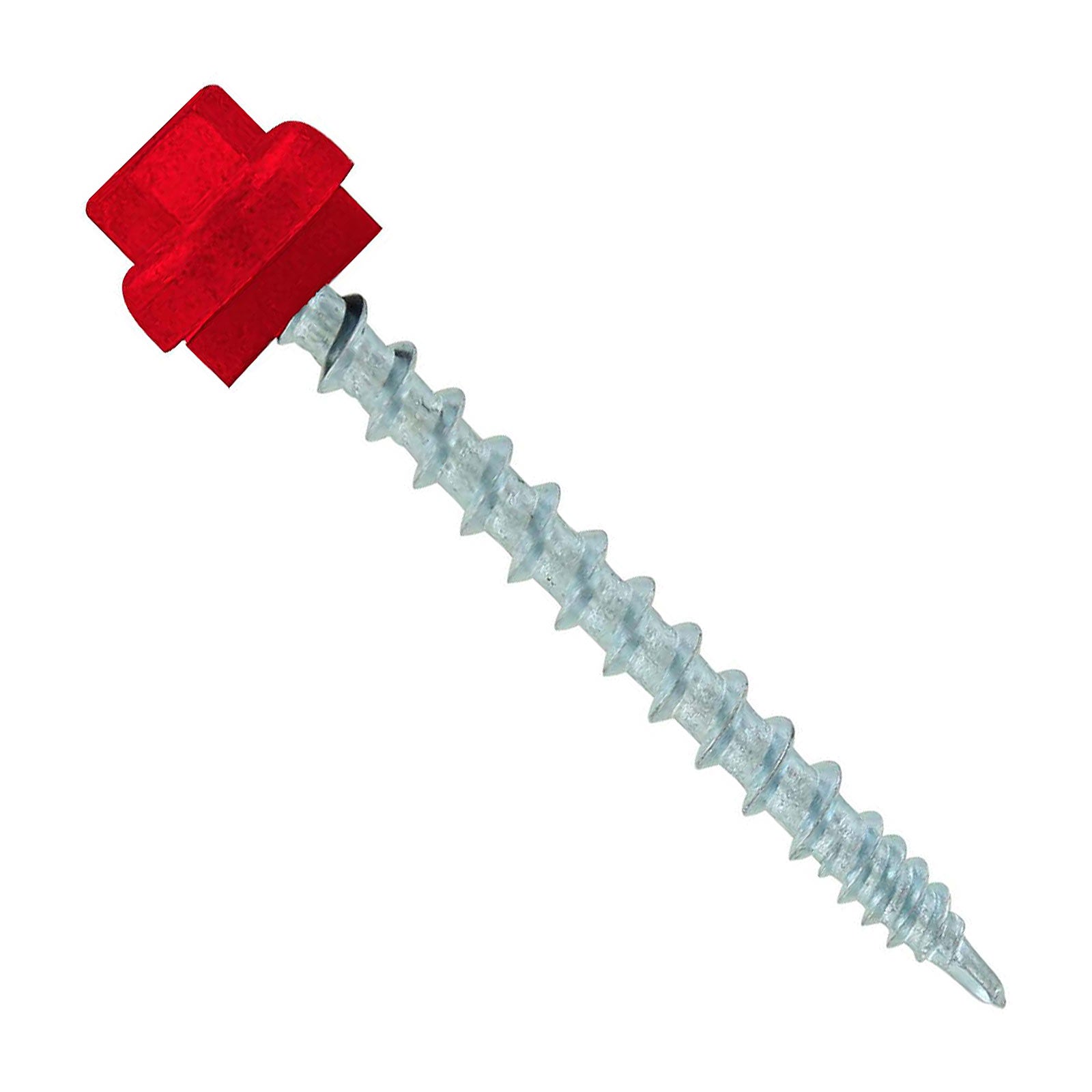 #10 x 2 inch ZXL Woodbinder Metal Roofing Screw Crimson Pkg 250