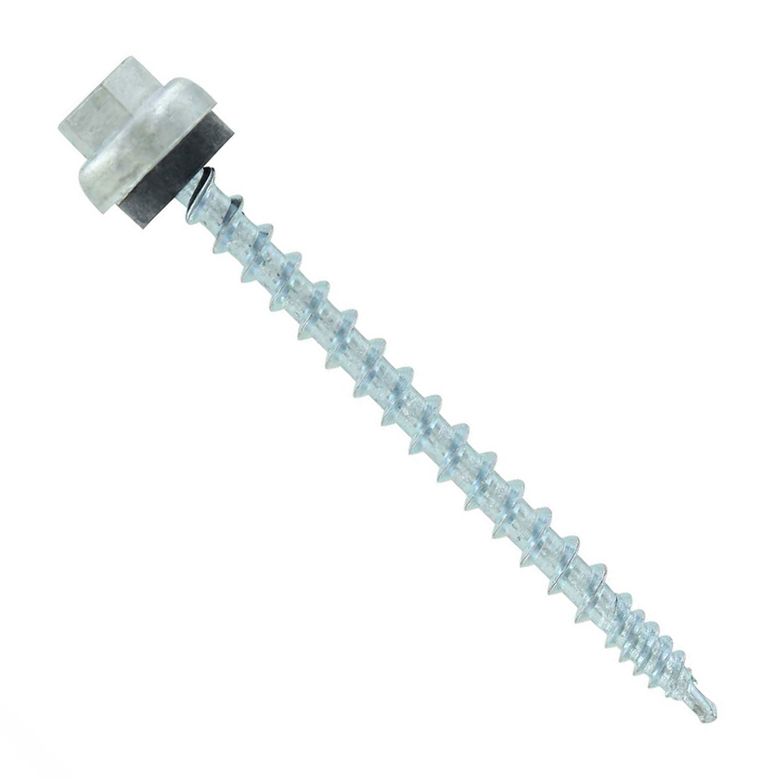 #10 x 212 inch ZXL Woodbinder Metal Roofing Screw Galvanized Pkg 250